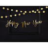 Guirlande en carton happy new year dorée 66 x 18 cm