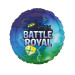 Ballon aluminium rond battle royale 43 cm