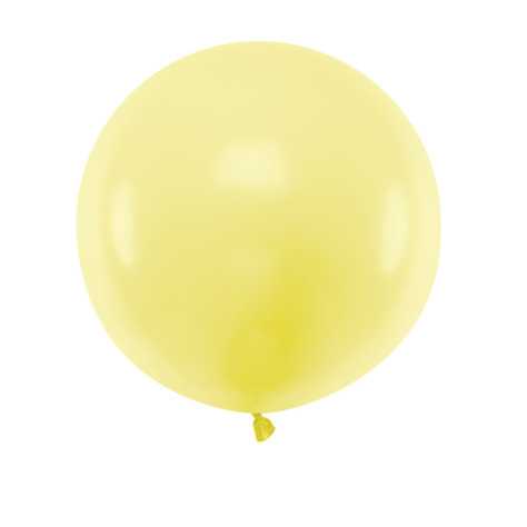 Ballon en latex géant jaune 60 cm