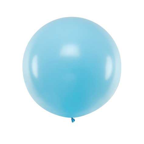 Ballon géant bleu clair 1 m