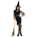 Déguisement sorcière manches en tulle femme Halloween