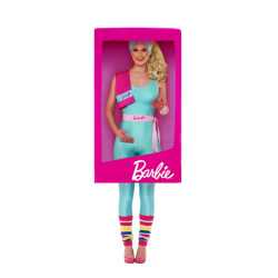 Déguisement boite de Barbie 3D femme