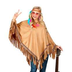Poncho luxe indien adulte