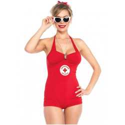 Déguisement combishort lifeguard sexy femme