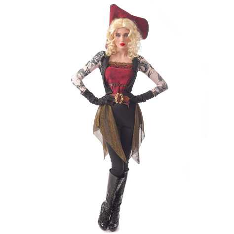 Déguisement pirate femme premium avec chapeau – Bébé Filou