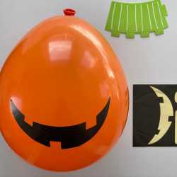 2 Ballons latex DIY Halloween Friends 30 cm
