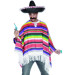 Poncho mexicain homme