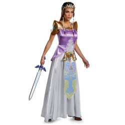Déguisement princesse Zelda deluxe femme