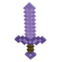 Epée Minecraft pierre enchantée enfant