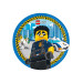 8 Assiettes en carton FSC® Lego City 23 cm