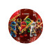 8 Assiettes en carton FSC® Lego Ninjago 23 cm