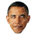 Masque carton Barack Obama