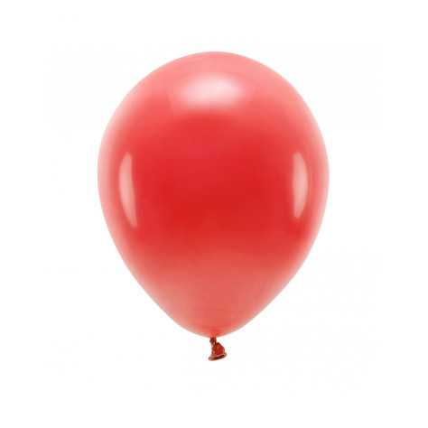 100 Ballons en latex pastel rouge 26 cm