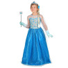 Déguisement et accessoires de princesse des glaces bleue fille