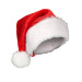 Bonnet Noël avec fausse fourrure blanche