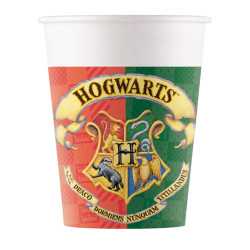 8 Gobelets en carton Harry Potter 200 ml