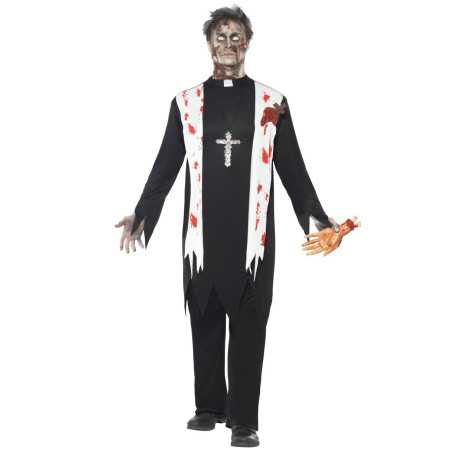 Déguisement zombie religieux homme Halloween