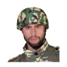 Casque militaire imprimé camouflage adulte