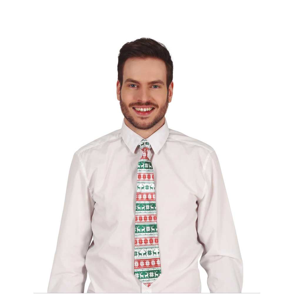 Cravate à motifs de Noël adulte