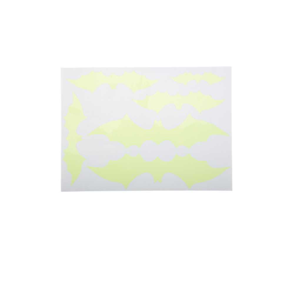 Stickers de chauve-souris phosphorescents 2,5 à 6 cm