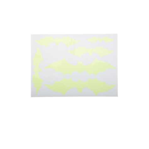 Stickers de chauve-souris phosphorescents 2,5 à 6 cm