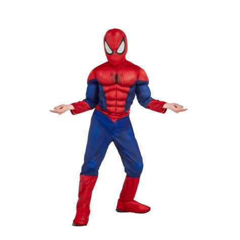 Déguisement Spiderman musclé luxe enfant