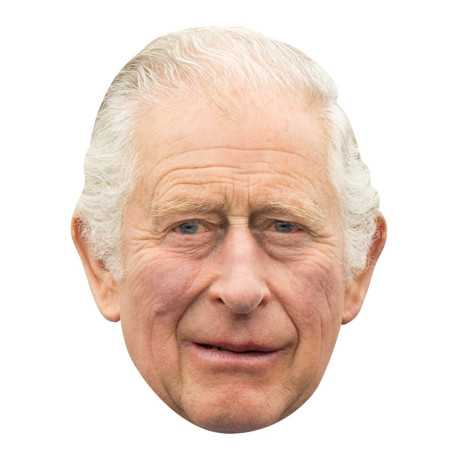Masque en carton Roi Charles III