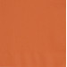 20 Serviettes en papier oranges 33 x 33 cm
