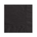 20 Serviettes en papier noires 33 x 33 cm