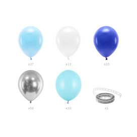 Kit guirlande ballons bleu 2m