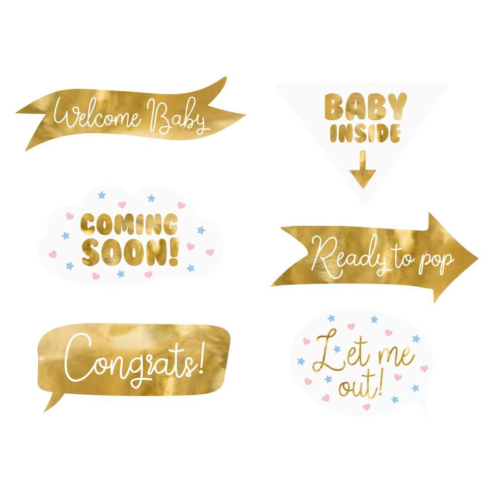 Accessoires pour Photobooth Baby-shower