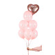 Ballons "Mom to Be" rose pastel, 30cm
