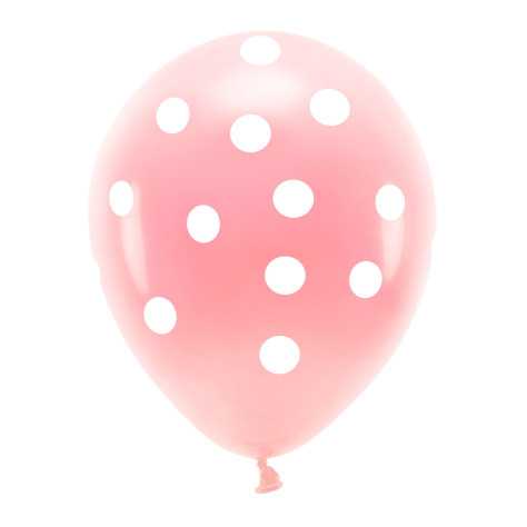 Ballons à pois rose clair, 33cm