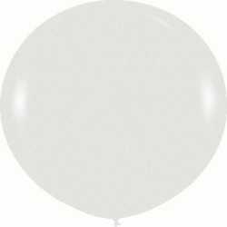 Ballon géant en latex blanc 80 cm