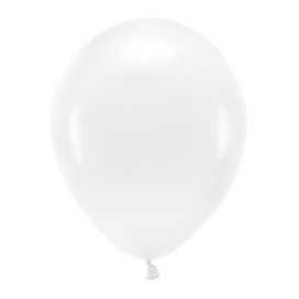 Ballons s blanc pastel, 30 cm