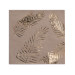 16 Serviettes en papier kraft Palmier doré 33 x 33 cm