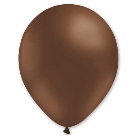 100 Ballons marrons 27 cm