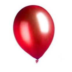 100 Ballons rouges métallisés 29 cm