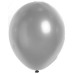 100 Ballons argentés métallisés 29 cm