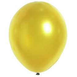 100 Ballons dorés métallisés 29 cm