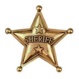Etoile de Sheriff Wild West