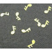 Confettis de table forme note de musique dorés 10 gr