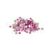 100 Petits confettis de table ronds fuchsia 0,6 cm