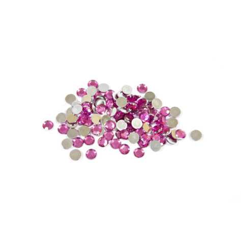 100 Petits confettis de table ronds fuchsia 0,6 cm