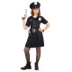 FEMME POLICIER (robe, ceinture, chapeau)
