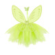 FEE MAGIQUE Verte (tutu, ailes, baguette magique)