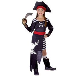 Déguisement pirate capitaine fille