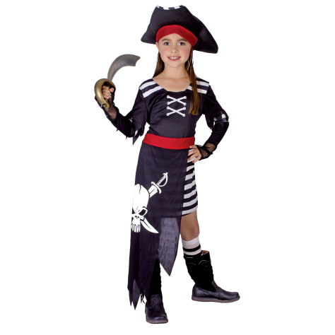 Déguisement pirate capitaine fille