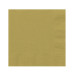 20 Serviettes en papier dorées 33 x 33 cm