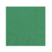 20 Serviettes en papier vert émeraude 33 x 33 cm